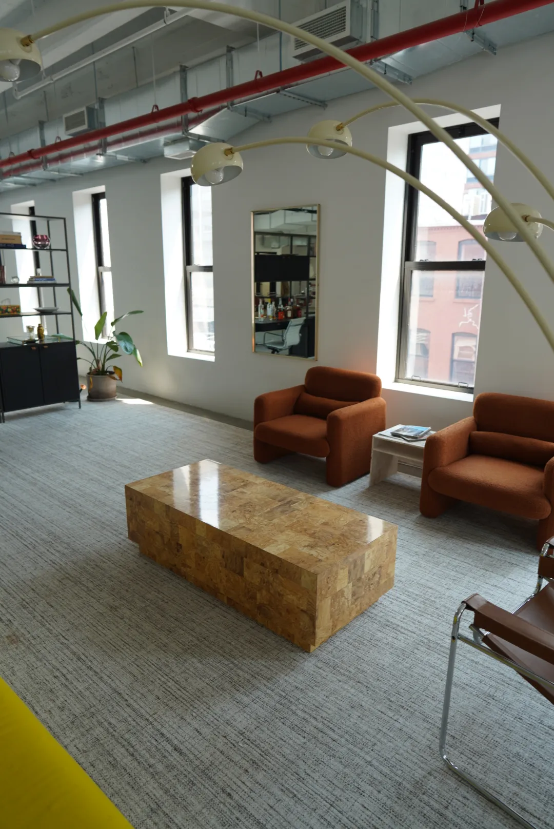 Burlwood Laminate Coffee Table