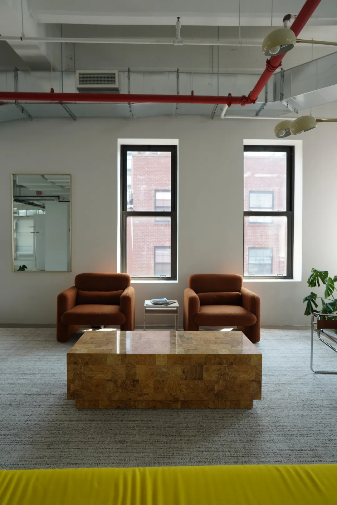 Burlwood Laminate Coffee Table — view 3
