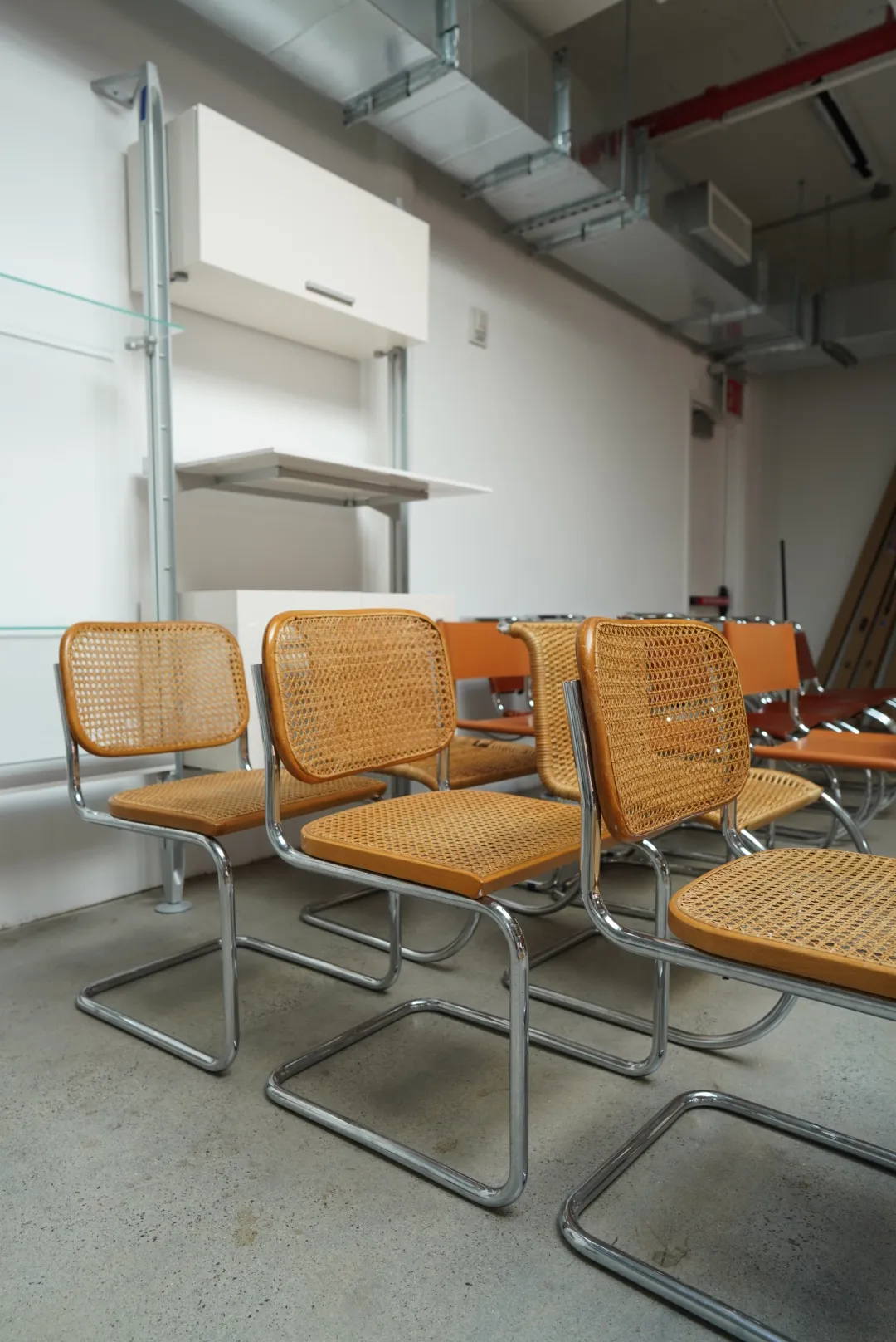 Caned Knoll Cesca Chairs
