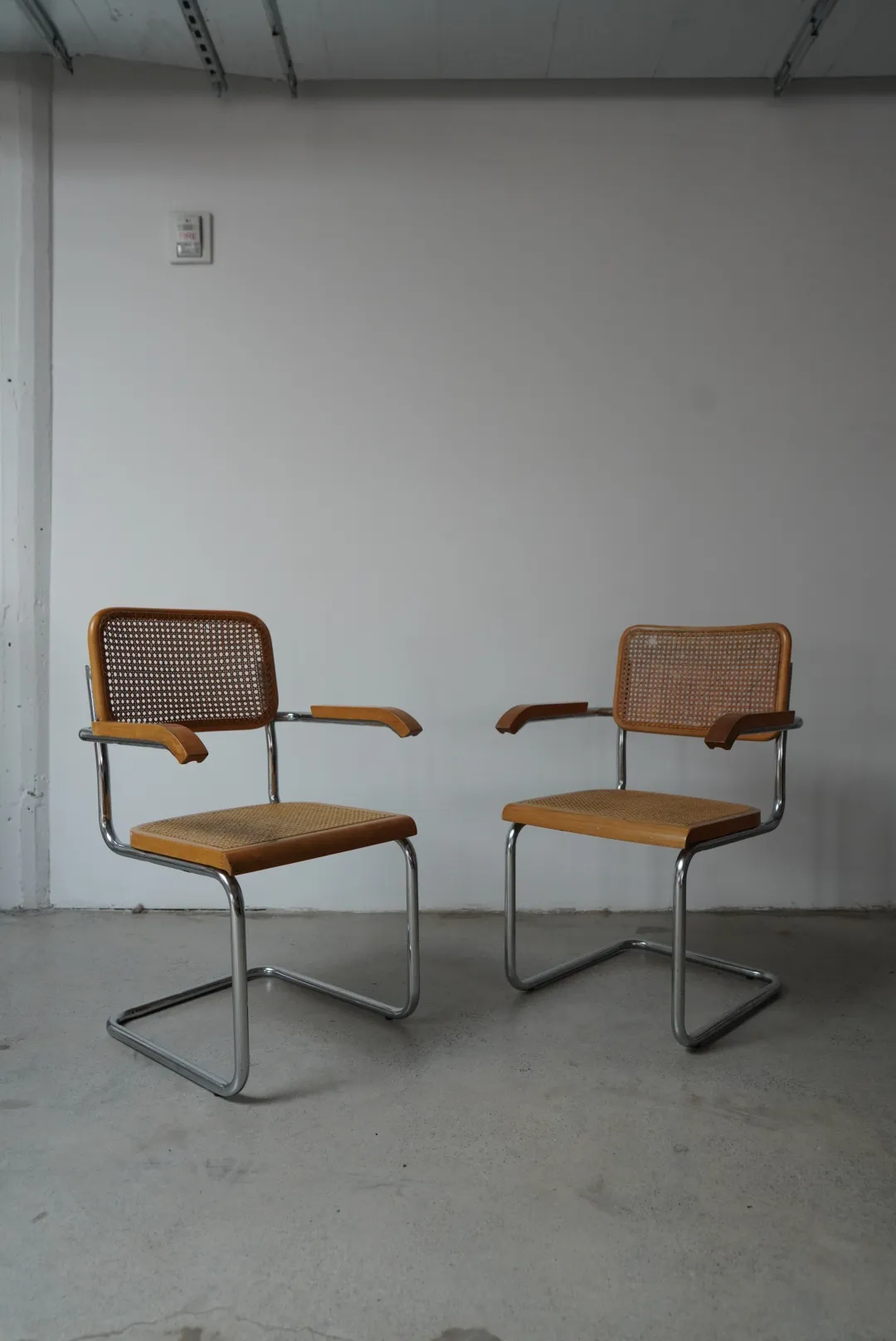 Caned Chesca Chairs with Arms