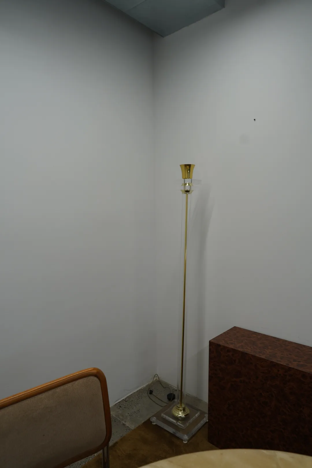 Postmodern Lucite Floor Lamp