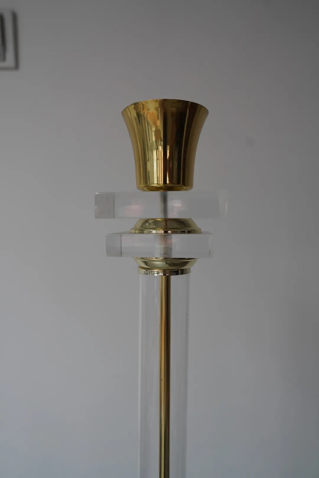 Postmodern Lucite Floor Lamp