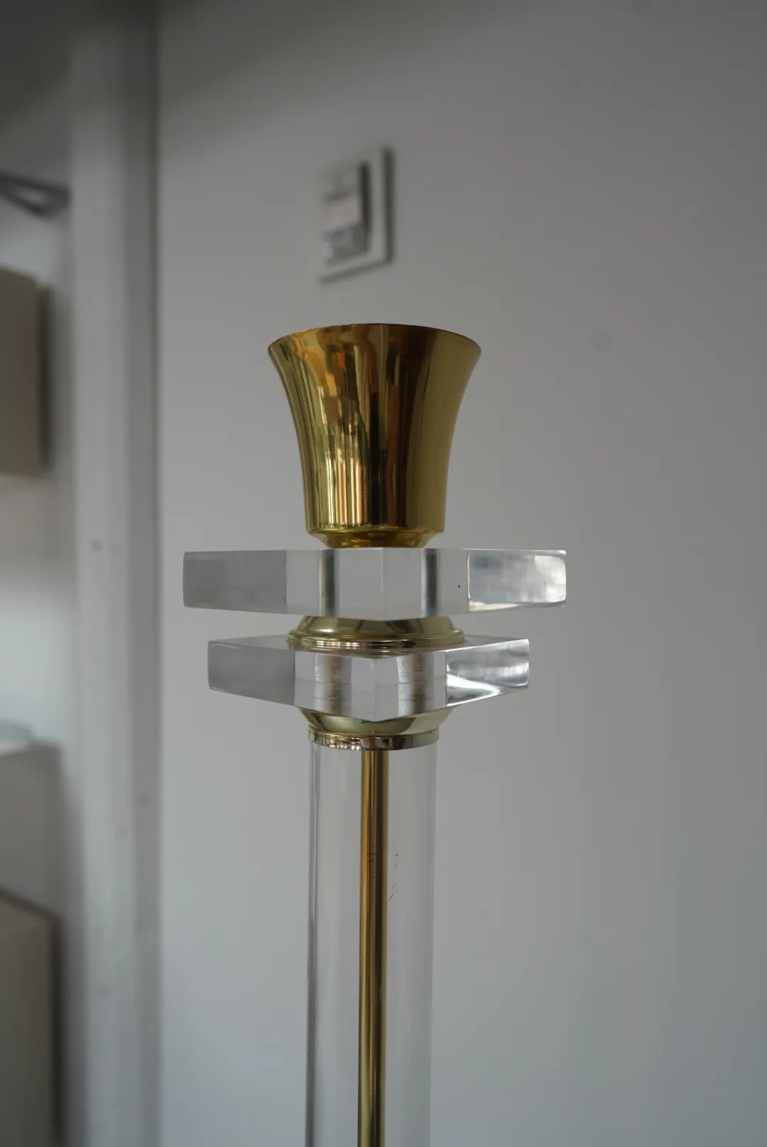 Postmodern Lucite Floor Lamp — view 4