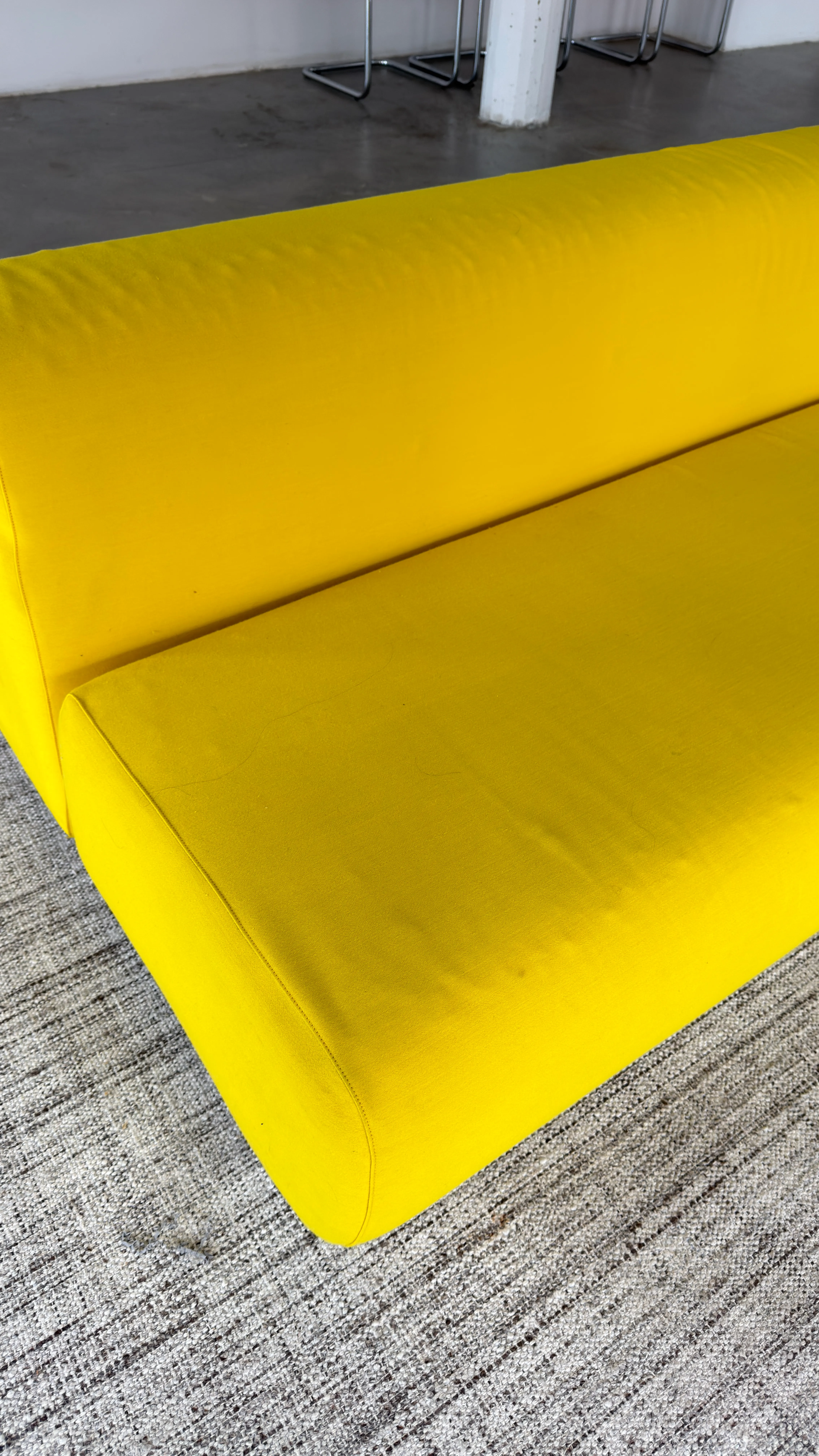 Vintage Knoll Yellow Sofa — view 3
