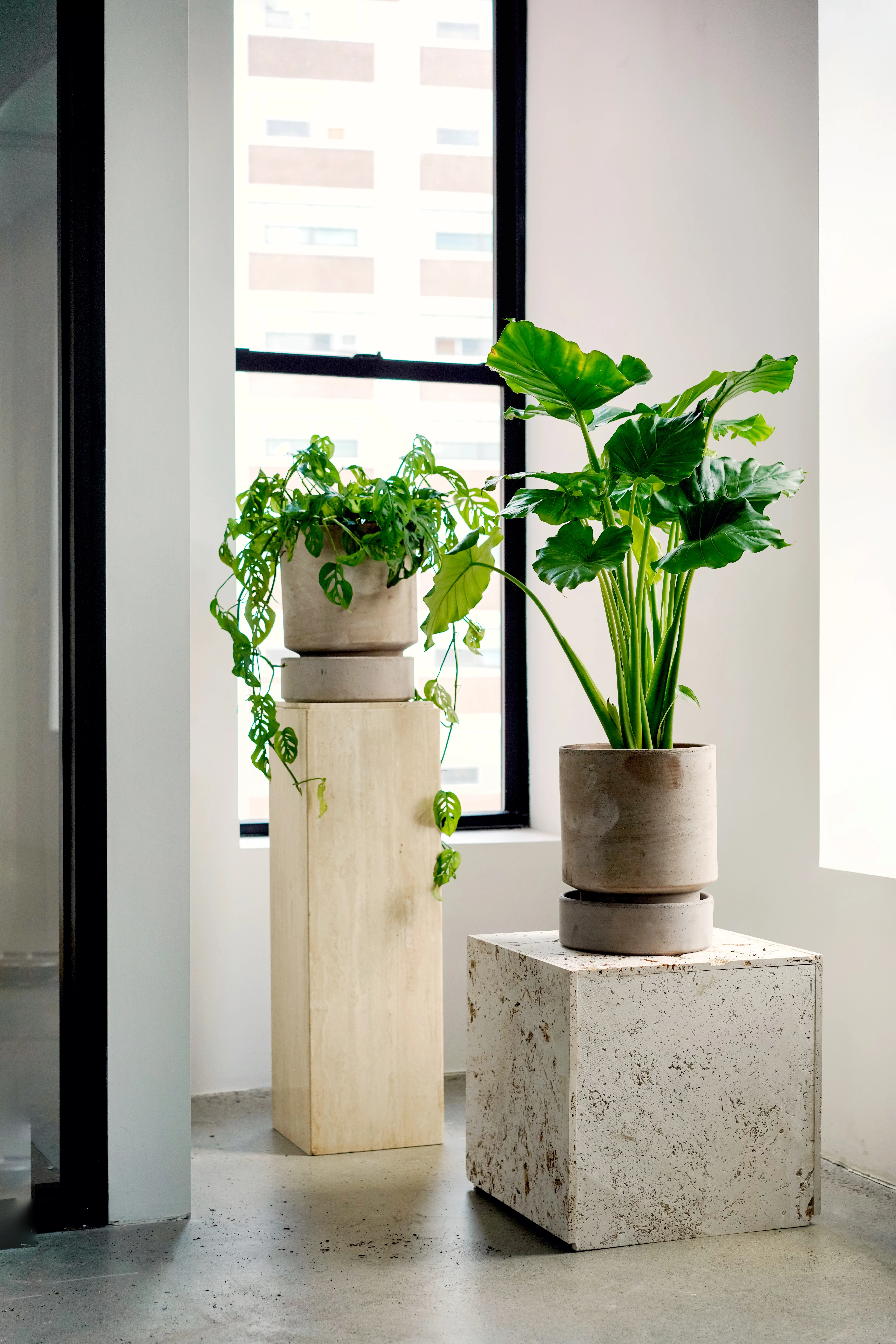 Bergs Potter Medium Gray Terracotta Planters — view 2