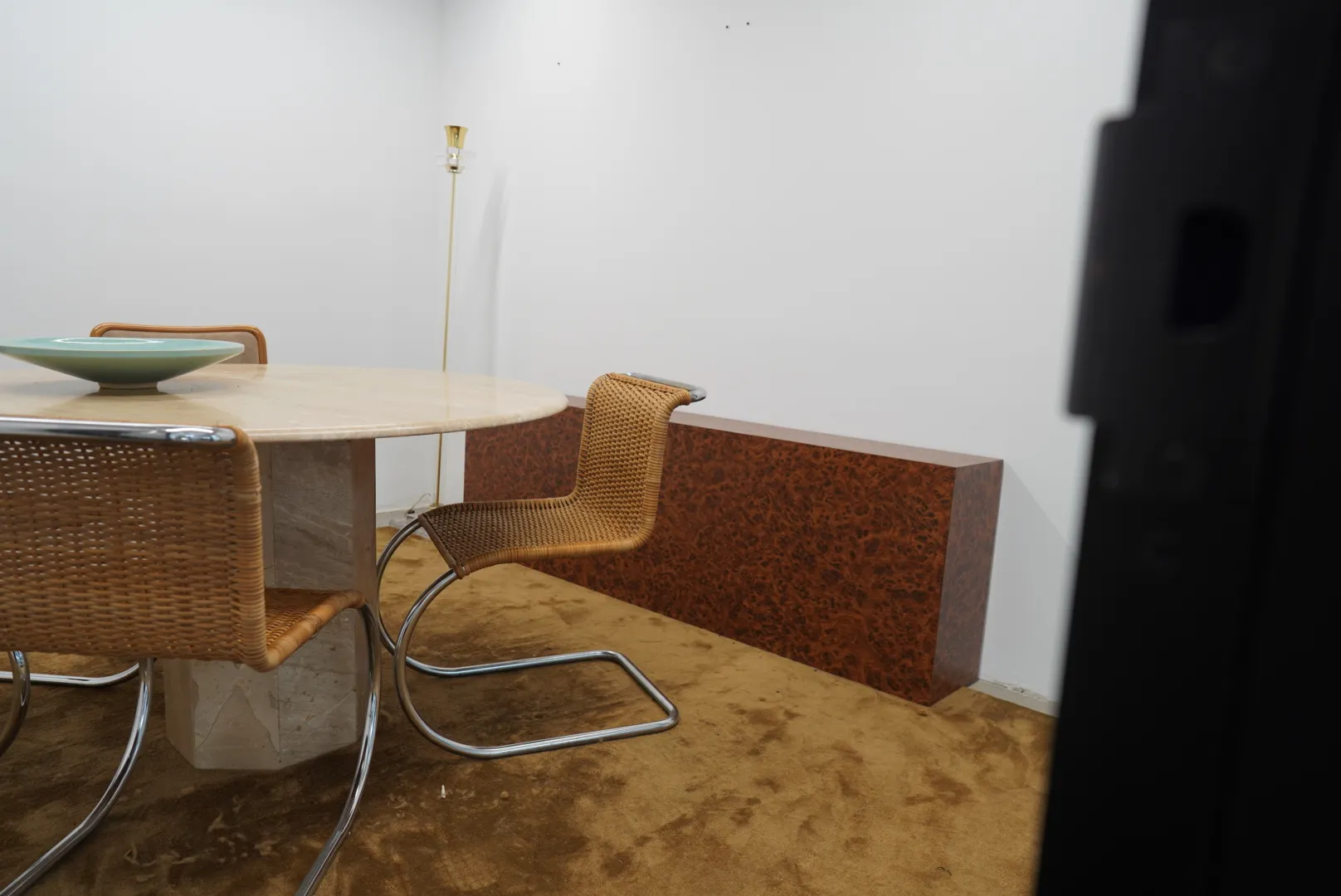 Caned Mies van der Rohe Cantilever Chairs — view 2