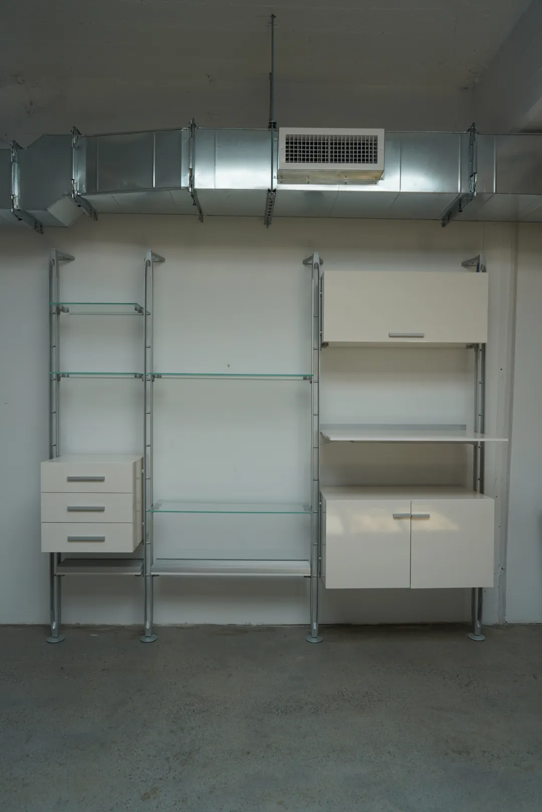 Ligne Roset French White Wall Shelving